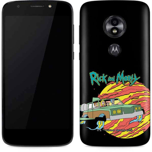 Adult Swim Rick and Morty Family Wagon Moto E5 Play Skin